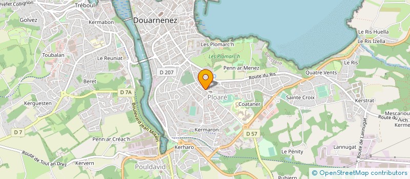 localisation de l'entreprise SARL LE GALL HERVE à DOUARNENEZ