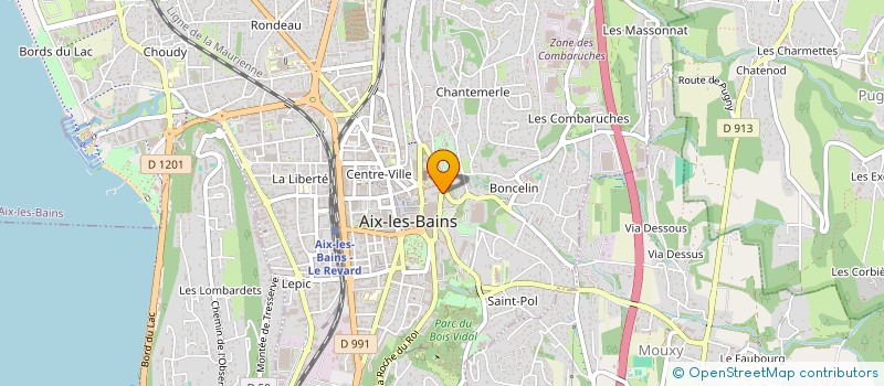 localisation de l'entreprise SARL LE GALLIA à AIX-LES-BAINS
