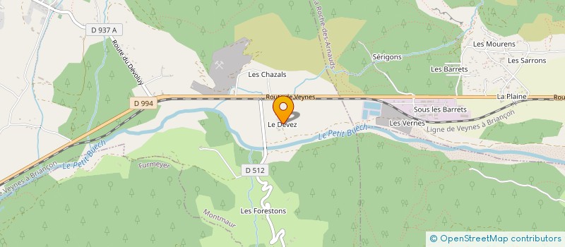 localisation de l'entreprise SARL LE GALLOU à MONTMAUR