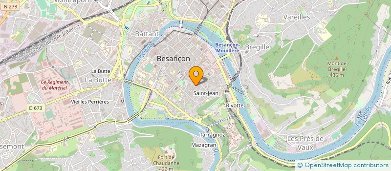 localisation de l'entreprise SARL LE GARREC à BESANCON