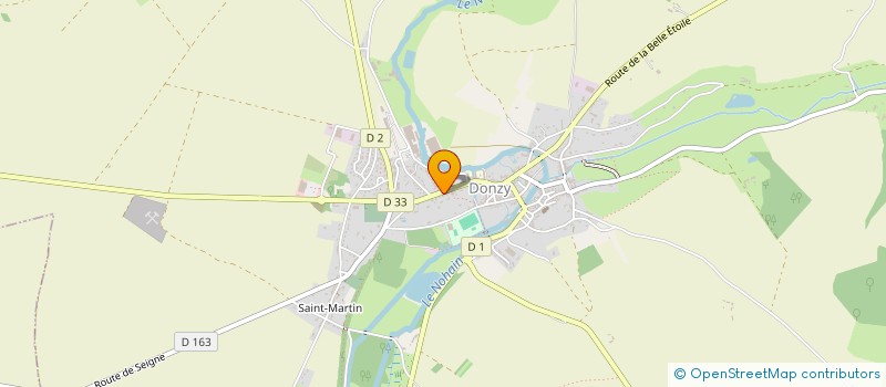 localisation de l'entreprise SARL LE GASCON à DONZY