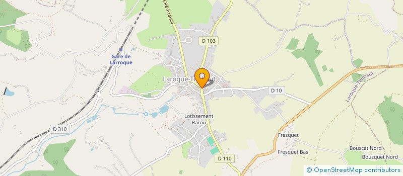 localisation de l'entreprise SARL LE GASCON  LAROQUE-TIMBAUT
