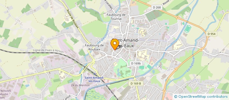 localisation de l'entreprise SARL LE GASTRONOME à SAINT-AMAND-LES-EAUX