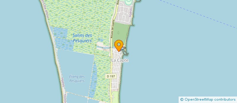 localisation de l'entreprise SARL LE GAULOIS  HYERES