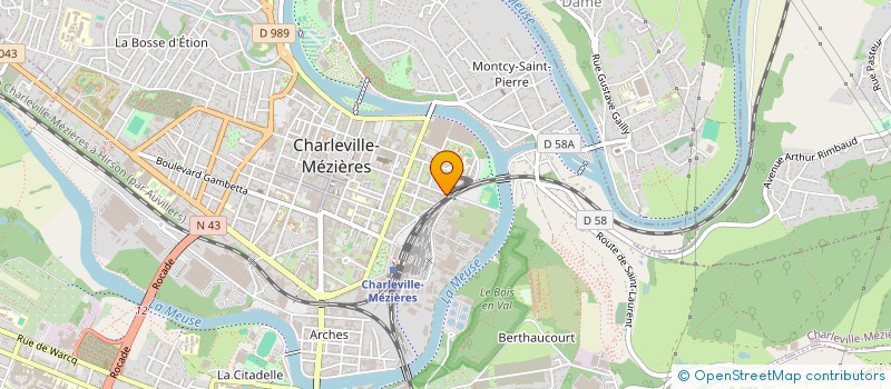 localisation de l'entreprise SARL LE GAVROCHE  CHARLEVILLE-MEZIERES