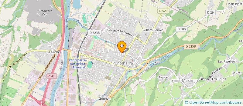 localisation de l'entreprise SARL LE GENEPY à CHAPAREILLAN