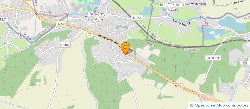 localisation de l'entreprise SARL LE GENERAL DU BATIMENT à SAINT-REMY-SUR-AVRE