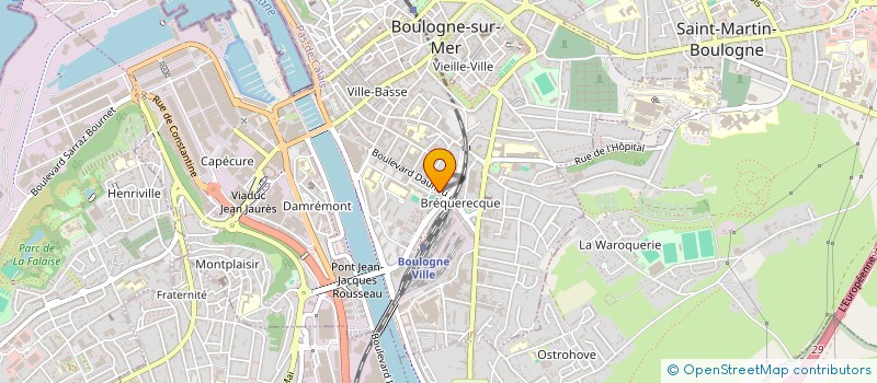 localisation de l'entreprise SARL LE GERBERA  BOULOGNE-SUR-MER