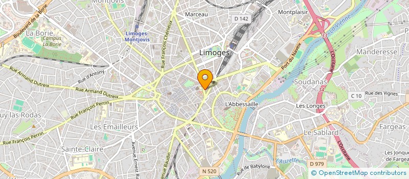 localisation de l'entreprise SARL LE GEYRACOIS à LIMOGES