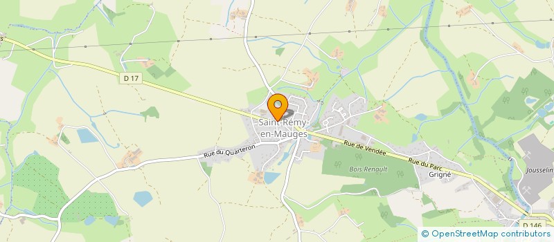 localisation de l'entreprise SARL LE GITE DES MAUGES à MONTREVAULT-SUR-EVRE