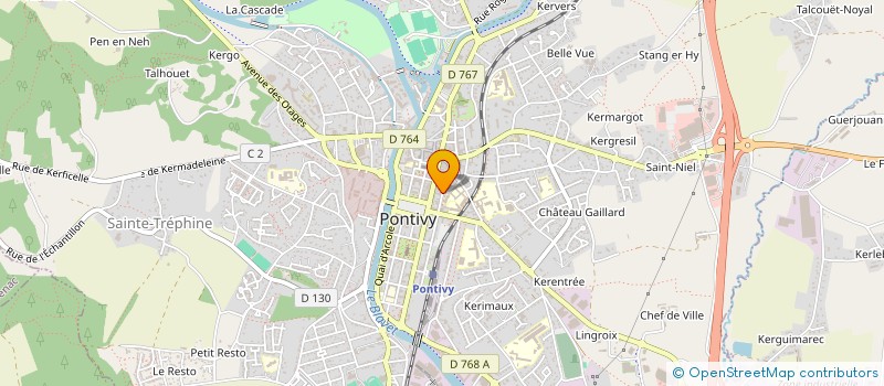 localisation de l'entreprise SARL LE GOUDIVEZE à PONTIVY