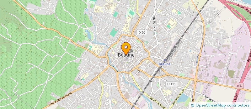 localisation de l'entreprise SARL LE GRAND BLEU A BEAUNE à BEAUNE
