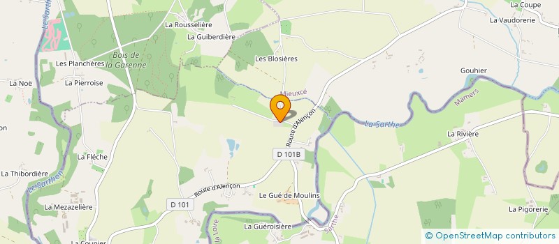 localisation de l'entreprise SARL LE GRAND CERF  TOSSE