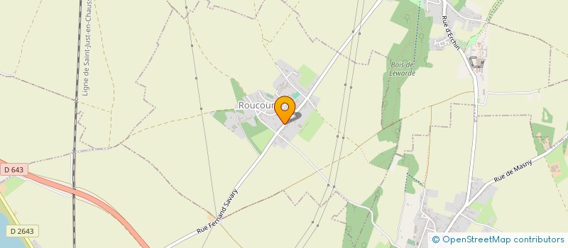 localisation de l'entreprise SARL LE GRAND VERT à ROUCOURT