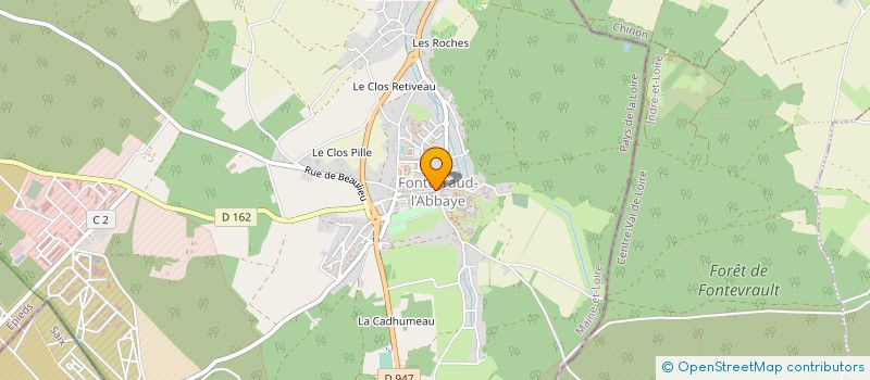 localisation de l'entreprise SARL LE GRANDGOUSIER à FONTEVRAUD-L'ABBAYE