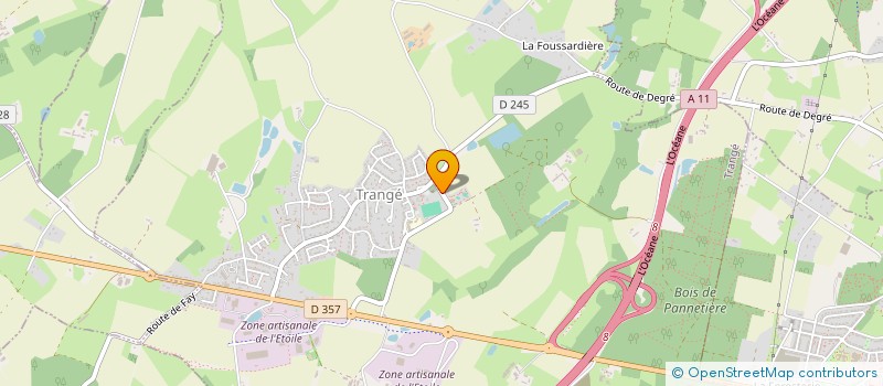 localisation de l'entreprise SARL LE GRELLE YD à TRANGE