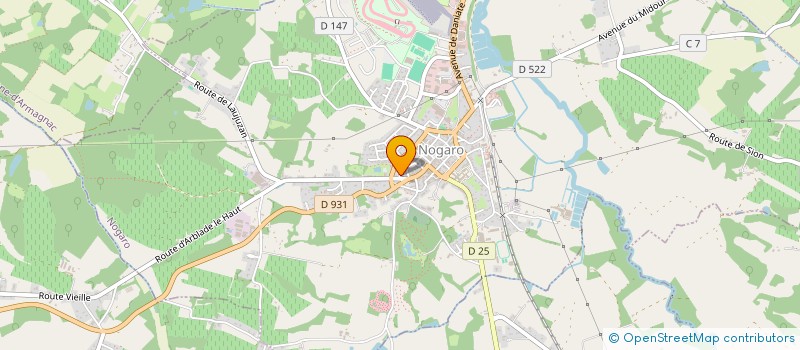 localisation de l'entreprise SARL LE GRENIER DE ZOE à NOGARO