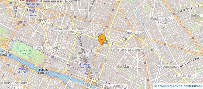 localisation de l'entreprise SARL LE GRENIER MORETAIN à PARIS