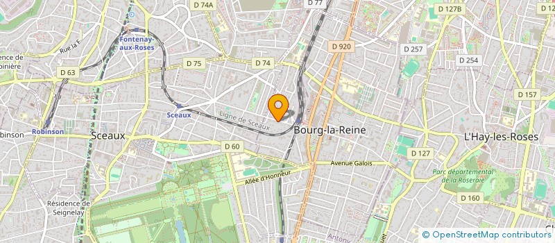 localisation de l'entreprise SARL LE GRILLON à BOURG LA REINE