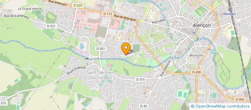 localisation de l'entreprise SARL LE GUERAME à ALENCON