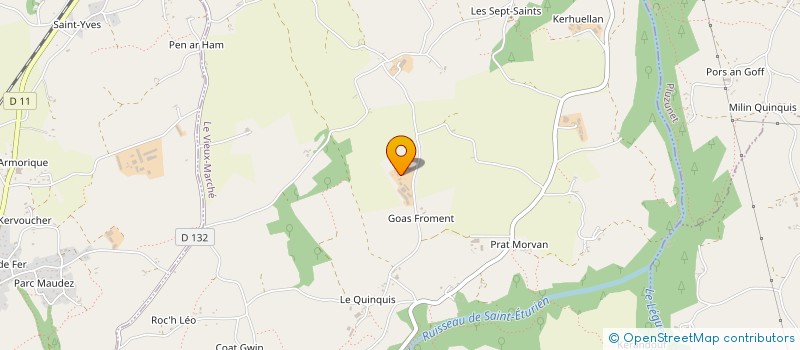 localisation de l'entreprise SARL LE GUERN  LE VIEUX-MARCHE