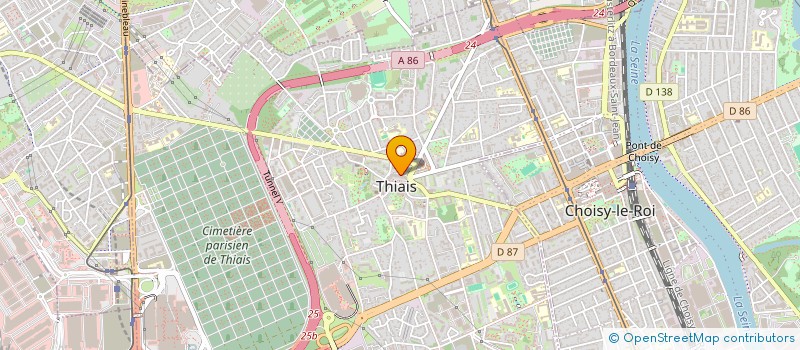 localisation de l'entreprise SARL LE GUILLOU ET FILS  THIAIS