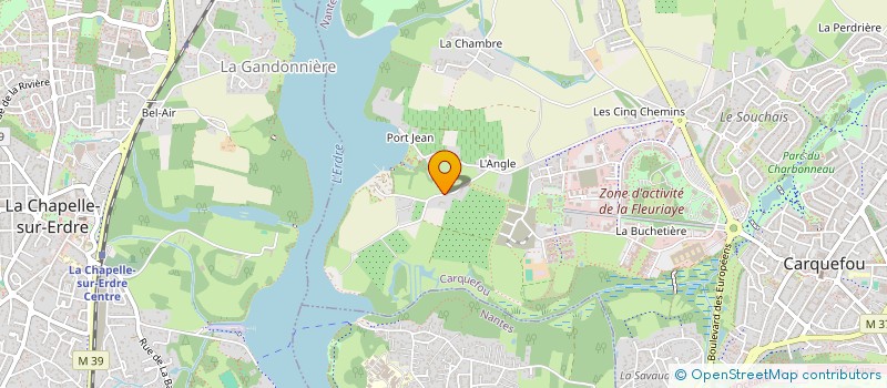 localisation de l'entreprise SARL LE HAMEAU DE LA BREGEONNIERE à CARQUEFOU
