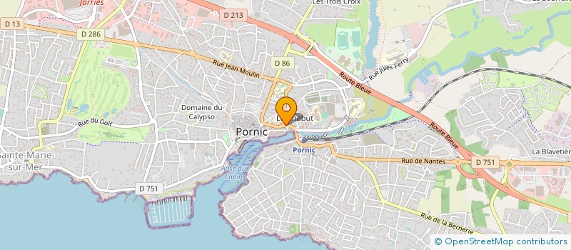 localisation de l'entreprise SARL LE HAMEAU DU LITTORAL à PORNIC