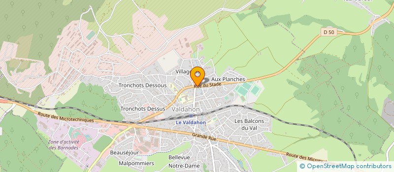 localisation de l'entreprise SARL LE HIR DESIGN à VALDAHON