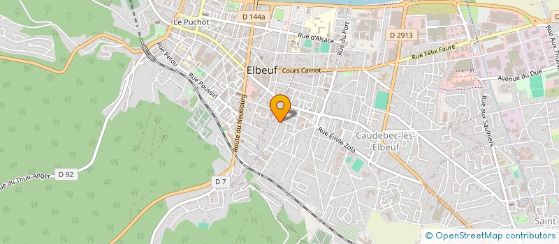 localisation de l'entreprise SARL LE HOGGAR  CAUDEBEC-LES-ELBEUF