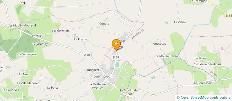 localisation de l'entreprise SARL LE HOUX  VAL D'ANAST