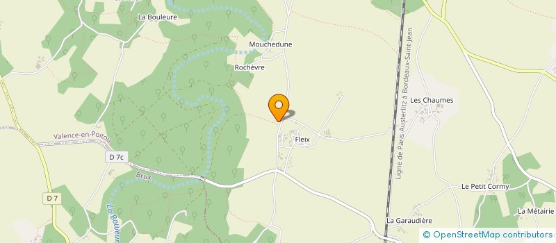 localisation de l'entreprise SARL LE JAMBON POITEVIN DU PERE DANIEL à VALENCE-EN-POITOU