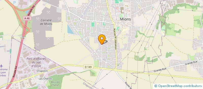 localisation de l'entreprise SARL LE JARDIN DAUPHINOIS  MIONS