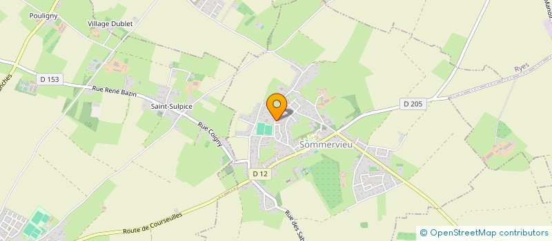 localisation de l'entreprise SARL LE JARDIN DE CHEDEVILLE  SOMMERVIEU