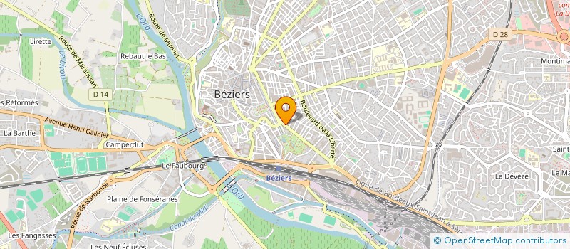 localisation de l'entreprise SARL LE JARDIN DE L'ORIENT à BEZIERS