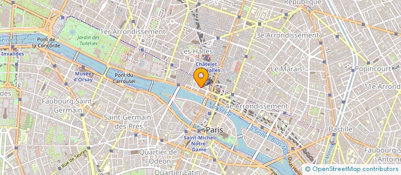 localisation de l'entreprise SARL LE JARDIN DE VICTORIA à PARIS