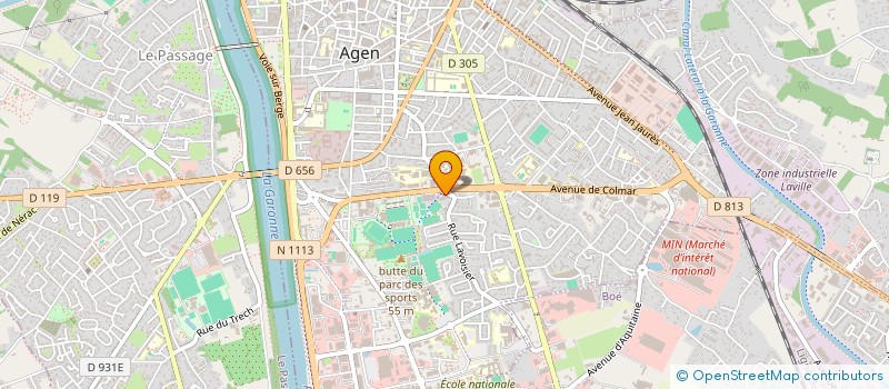 localisation de l'entreprise SARL LE JARDIN DES ANIMAUX  AGEN