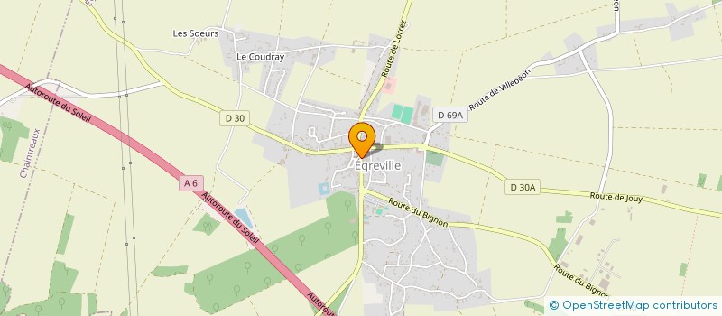 localisation de l'entreprise SARL LE JARDIN FLEURI II à EGREVILLE