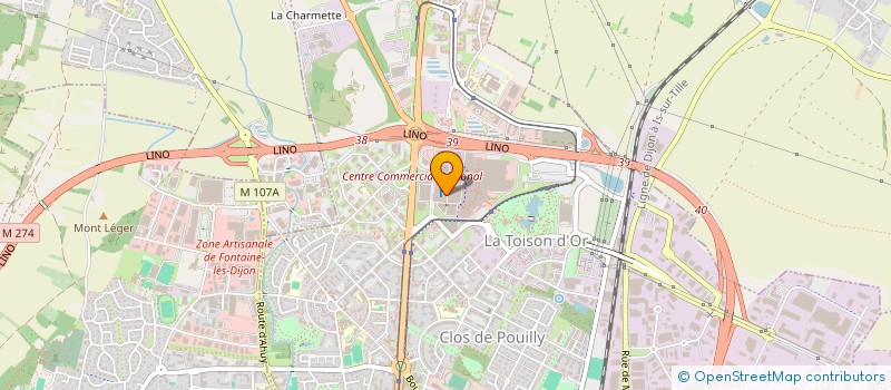 localisation de l'entreprise SARL LE JASON à DIJON