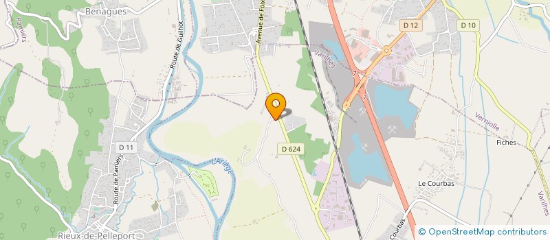 localisation de l'entreprise SARL LE JAUNE à VARILHES