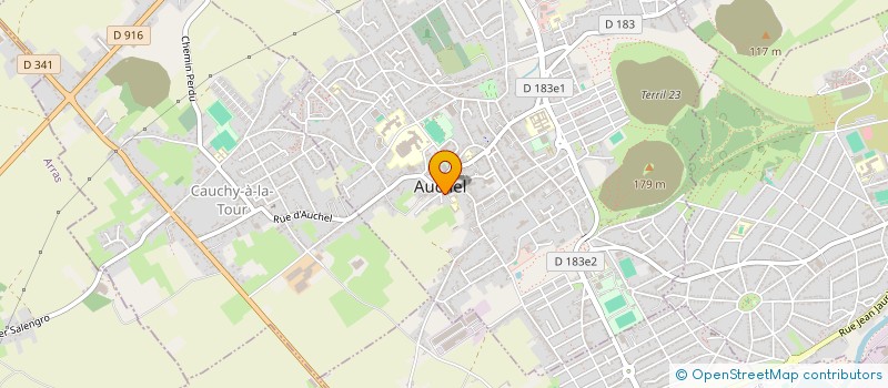 localisation de l'entreprise SARL LE JAURES  AUCHEL