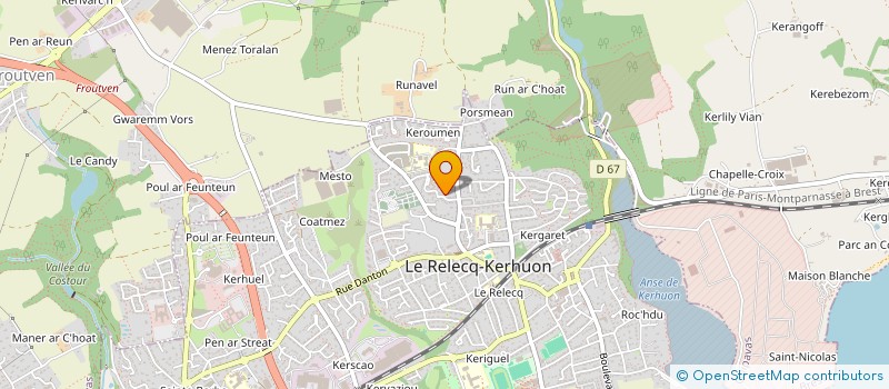 localisation de l'entreprise SARL LE JEUNE JM à LE RELECQ-KERHUON