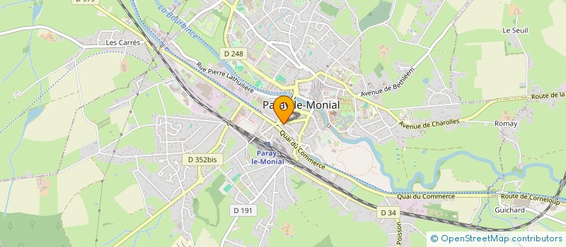 localisation de l'entreprise SARL LE KARENZO  PARAY-LE-MONIAL