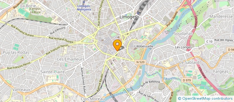 localisation de l'entreprise SARL LE KARMA à LIMOGES