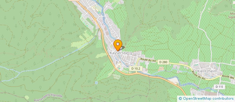 localisation de l'entreprise SARL LE KAYSERSBERG  KAYSERSBERG VIGNOBLE