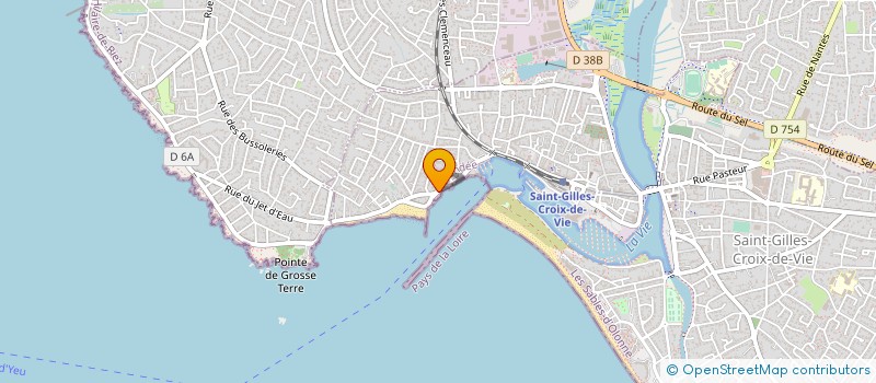 localisation de l'entreprise SARL LE KER LOUIS à SAINT-GILLES-CROIX-DE-VIE