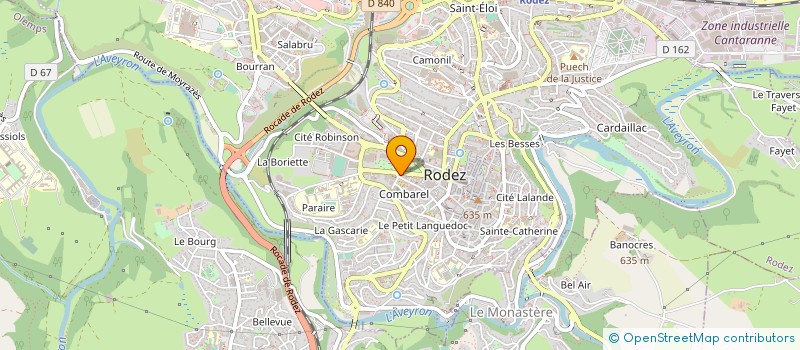localisation de l'entreprise SARL LE KIOSQUE à RODEZ
