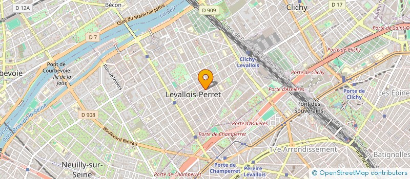 localisation de l'entreprise SARL LE LABORATOIRE à LEVALLOIS-PERRET