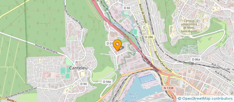 localisation de l'entreprise SARL LE LABORATOIRE DES EMOTIONS  CANTELEU