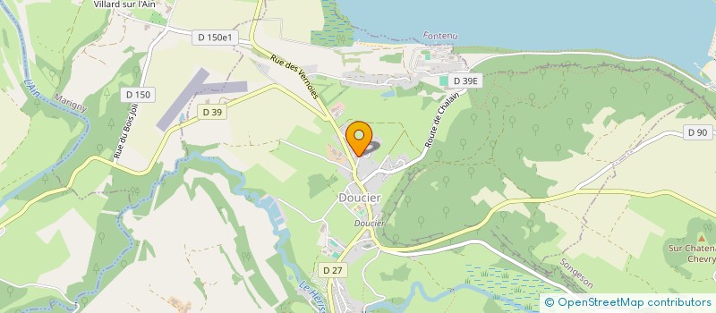 localisation de l'entreprise SARL LE LACUSTRE  DOUCIER